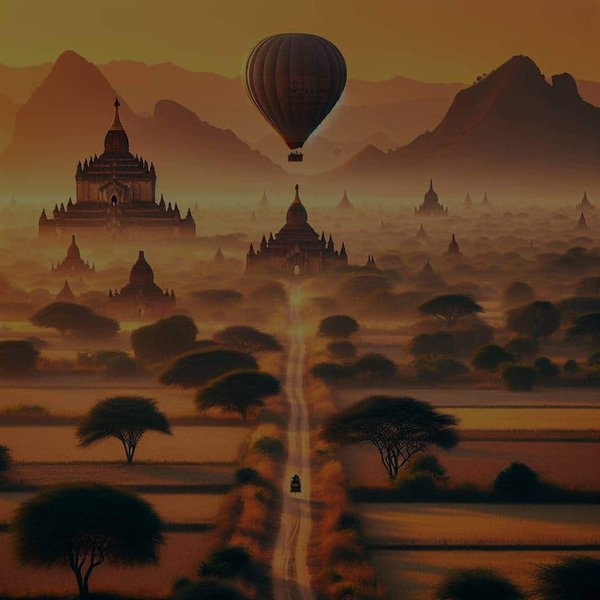 Quelle est la meilleure période pour visiter les temples de Bagan en montgolfière, Myanmar ?